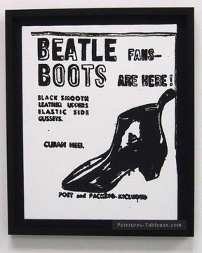 Beatle Boots Andy Warhol Oil Paintings